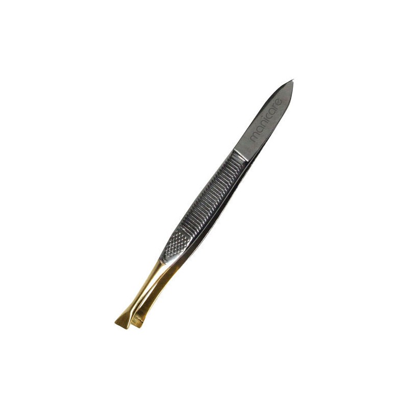 Manicare Gold Tipped Slant Tweezers