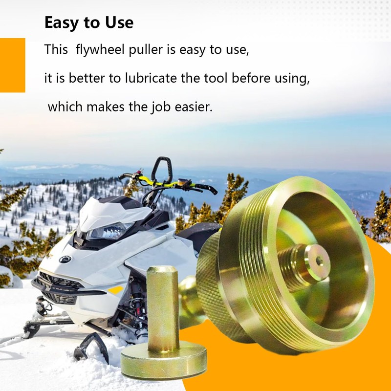BIGLKNM Snowmobile Flywheel Puller Compatible with Ski-Doo, Works on 2017-2021