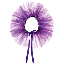 PAWPATU Tulle Tutu for Dogs or Cats, X-Large, Dark Purple