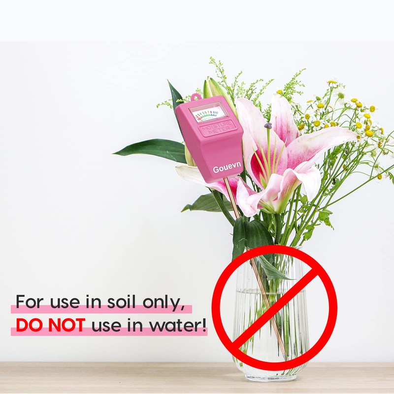 Gouevn Soil Moisture Meter, Soil Tester Plant Moisture Meter for