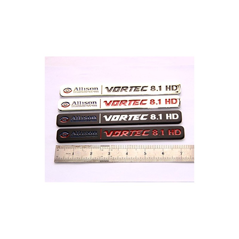 Yoaoo 2Pack OEM Allison Transmission 8.1Hd Emblem 8.1L Vortec Badge