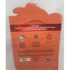 victoria's secret / pink 1 VICTORIA'S SECRET PINK BEACH FACE CLAY SHEET MASK WITH NOURISHING COCOA