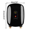 Mini Electric Tankless Water Heater, 3000W 110V Portable Tankless Water
