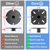 Aiweiwa Metal Speaker Mount Adapter with M20 Threading for DJ/PA