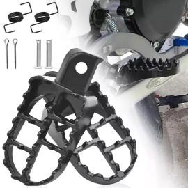 Unbranded Pedals Pad Foot Pegs Footrest For Yamaha PW50 PW80 Honda XR/CRF 50/70 Dirt Bike