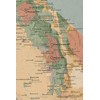 California State Parks & Federal Lands Map 24x36 Poster (Camel