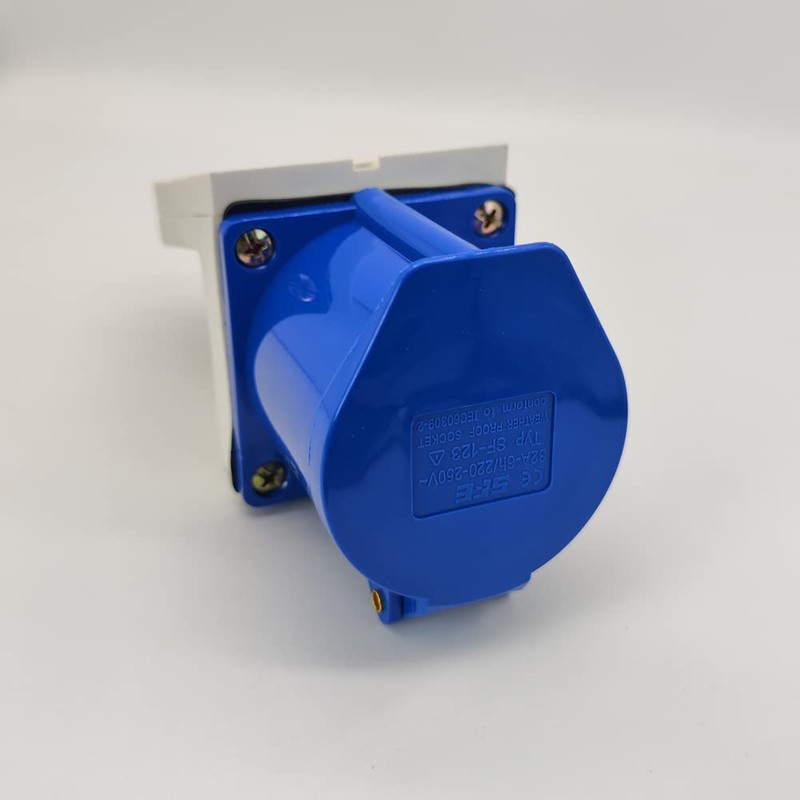 Industrial Socket Connector, 3 Pin Connector 32A 3pin 220V-250V 50/60Hz