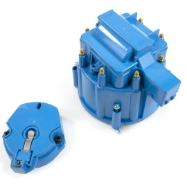 MAXX 4404B Blue HEI Distributor Cap 62-80 Small Block Ford 221 260 289 302 V8