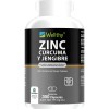 Wellthy Zinc, Cúrcuma Y Jengibre 300 Cápsulas. Sabor Sin Sabor