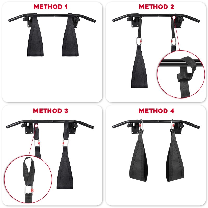 DASKING Abdominal Muscle Loops, Arm Straps for Abdominal Training, Pull-Up