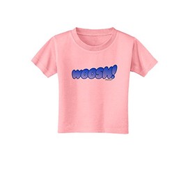 TOOLOUD Onomatopoeia Woosh Toddler T-Shirt - Candy Pink - 4T