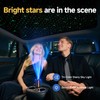 Smart Car Air Freshener Diffuser with Starry Projection Light,3 Adjustable