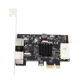 PCIe to PS/2 Adapter Card MCS9990CV Chip Built in USB2.0 Pin PCIe to 2 Ports PS/2 Keyboard Mouse Expansion Card for PC