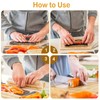 GTNCE 6 Pcs Bamboo Sushi Rolling Mat Set with 2
