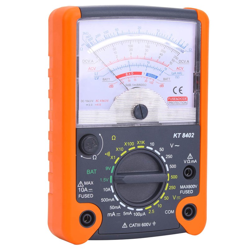 KT8402 Handheld Mechanical Multimeter High Precision Pointer Multimeter Electrical Testers