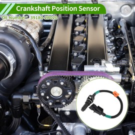 HOPESPANNER No.39180-2B020 Crankshaft Position Sensor for HYUNDAI Veloster 1.6 GDI 2011-2017 Sturdy Black Engine Crank CKP Sensor Metal Plastic 1 Pc