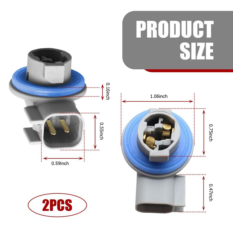 Prywog License Plate Light Socket, Reverse Light Socket, 68046629AA Light