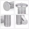 M6 x 16mm 304 Stainless Steel Welding Stud Machinery Screws,