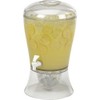 Creativeware 3-Gallon Beverage Dispenser- Poly Prop Beverage Dispenser, Clear