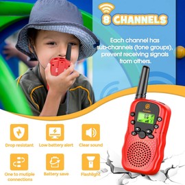 Toy zee Walkie Talkie for Kids, Gifts for 3-11 Year Old Boys Girls,Toys for 3-12 Year Old Boys Outdoor Toys Gifts for 3-12 Year Old Boys Girls Gifts Toys Age 3-10 Spy Toys for Boys Girls Xmas Gifts