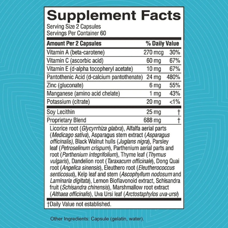 Master Gland Formula Nature´s Sunshine 120 Capsulas Sabor Sin sabor