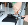 FUN COFFEE Tamper Mat Espresso Coffee Mat Corner Tamping Mat