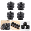 KOMBIUDA 4PCS Hot Shoe Adapter Set Aluminum Alloy Tripod Screw