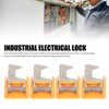4PCS Industrial Electrical Lock Galvanized A3 Steel and PA Rotary