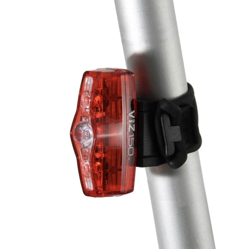 CatEye Unisex's Viz 150 Rear Light Bicycle, Red, One Size
