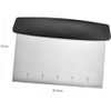 3 Pieces Dough Pastry Bench Cutter Scraper, Stainless Steel Pizza