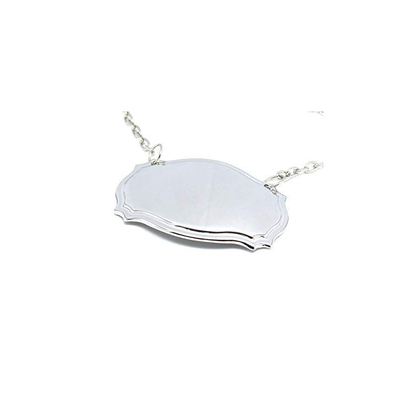 Giftshop UK Gin Engraved Silver Decanter Label