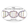 CafePress 2A DNA Oval Car Bumper Sticker