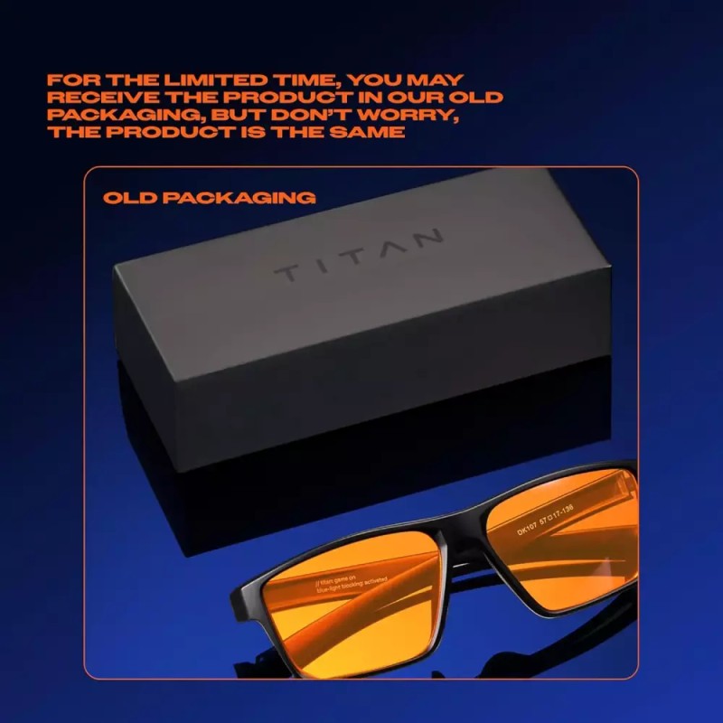 Titan 타이탄 게이밍 안경 블루 라이트 차단 남성용 야간 운전