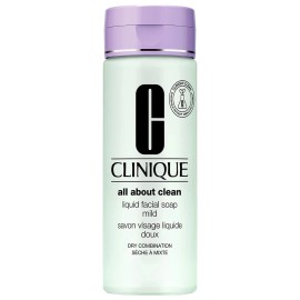 Clinique All About Clean Liquid Facial Soap Mild 6.7 oz /200ml Full Size NEW