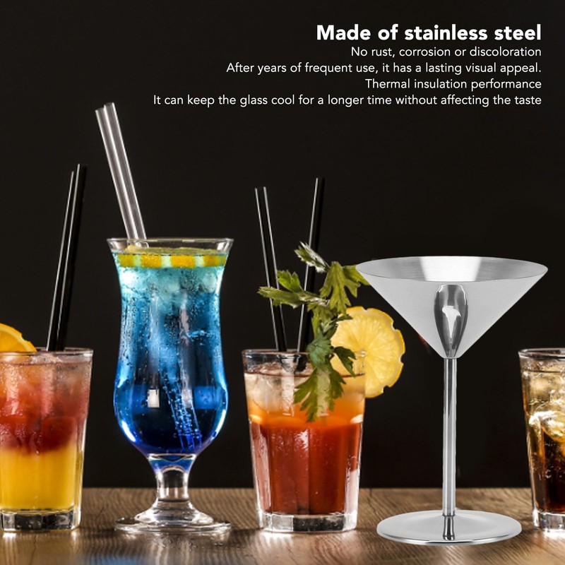 Stainless Steel Wine Glass Metal Wine Goblet Insulated Red Wine