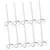 MAGICLULU Stainless Steel BBQ Skewers Vertical Design 10pcs Metal Skewers