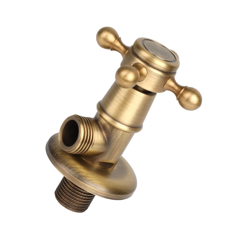 Brass Triangle Valve Water Control Valve Retro Tap Angle Valve