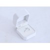 Sndperiexam 1Pc White Elegant Ring Box, Small Jewellery Box for
