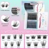 Kit Pestañas Postizas 280 Diy Extensiones 30d 40d 10~14mm