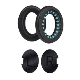 Ear Pads for Bose Quiet Comfort Soft Protein Leather Replacement Earpads Ear Cushions Ear Pad for Bose QC25 / 15 QC2 / Ae2 / Ae2i / Ae2W / Sound Link/Sound True Noise Isolation Foam