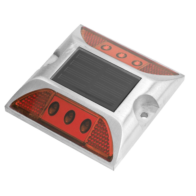 LED Solar Power Ground Marker Lights Waterproof Outdoor Driveway Road