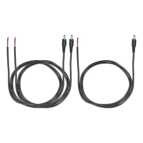 MECCANIXITY 3pcs DC Power Pigtails Cable, 3.5mm x 1.35mm Male