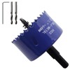 Suiwotin 2-1/2 Inch (64mm) Hole Saw with Arbor, BI-Metal Wood