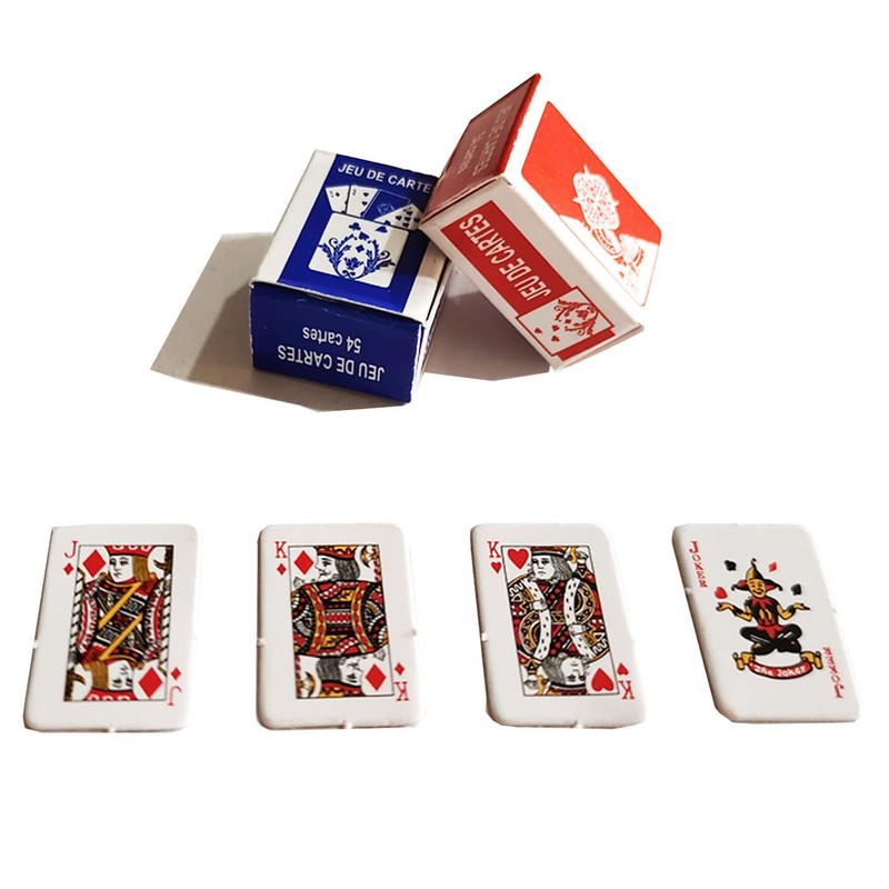 VOVCIG Mini Playing Cards Pack of 10 Decks Poker Cards