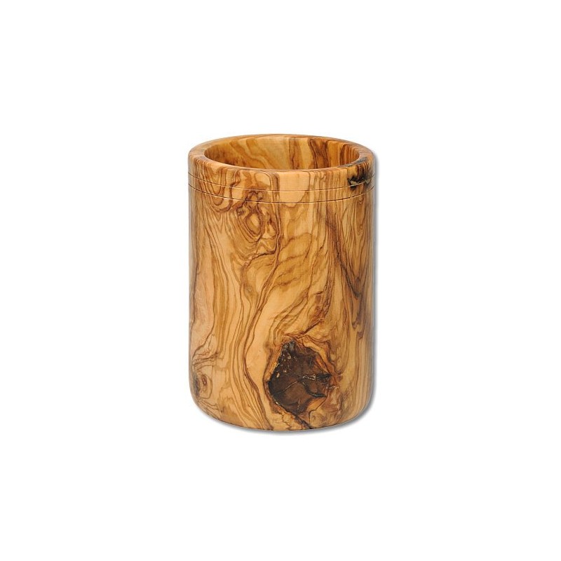 Olive Wood Container Approximately 10 x 15 cm