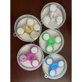 Unbranded FIGROL LED Light Fidget Spinner, Light Fidget Finger Toy Hand Spinner (5 PC)