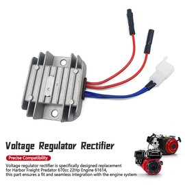 TWDRET Voltage Regulator Rectifier for Harbor Freight Predator 670CC 22HP Engine 61614
