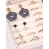 Importeek 20pz Organizador Estuche Joyero Alhajero Joyas Anillos Tocad