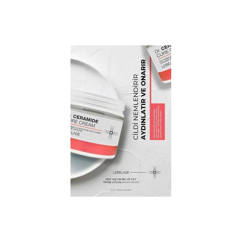 Crema Facial Dr Cure Ceramida, Antiarrugas 70ml 1pz