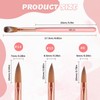 3 PCS Acrylic Nail Brush Set, Size 8/12/14 Professional Nail